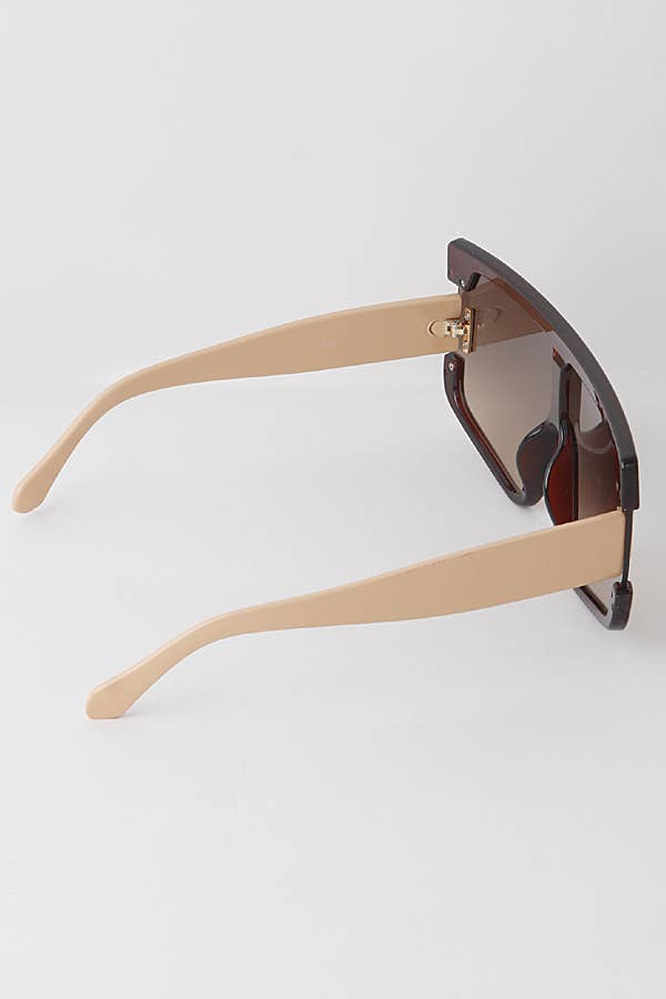 MULTICOLOR Gafas de sol Half N con montura única de venta al por mayor en Faire2