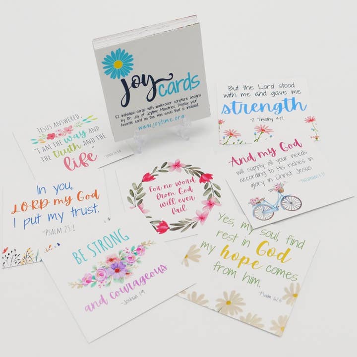 Joy Cards - 52 Scripture Cards for wholesale by Joytime Ministries