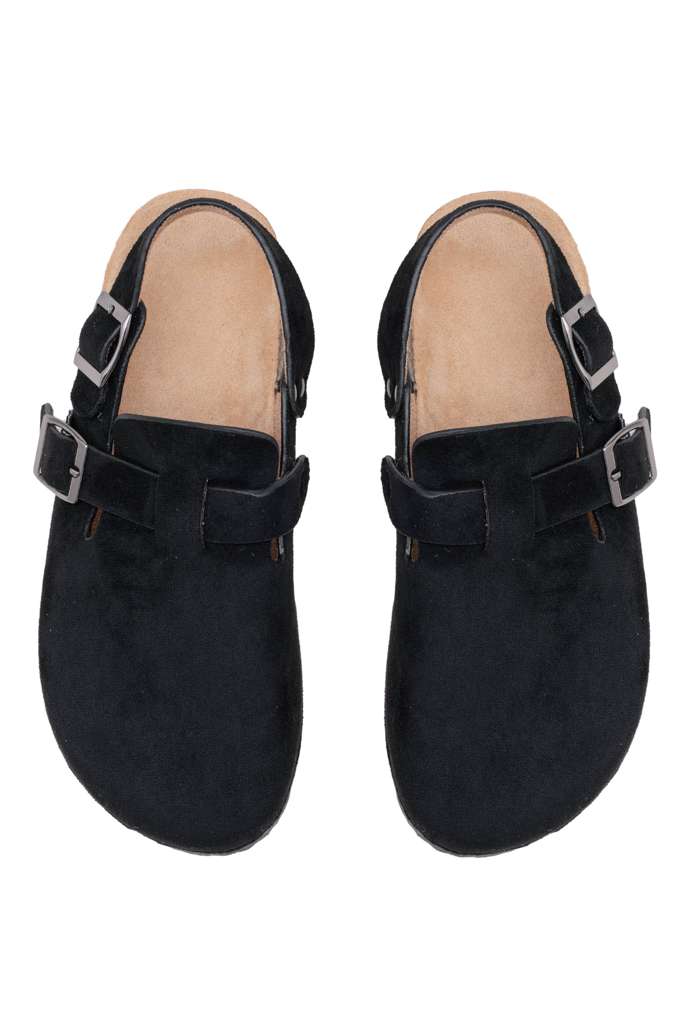 C'M PARIS - Wholesale Sandals - Women's - Back Strap Clog Sandal with Double Buckle 215714