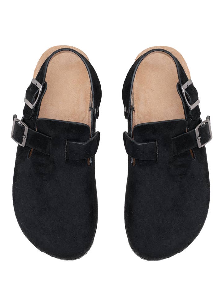 C'M PARIS - Wholesale Sandals - Women's - Back Strap Clog Sandal with Double Buckle 215714