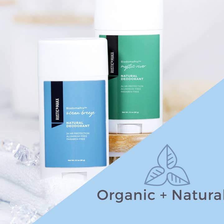 Rustic MAKA Natural Deodorants + Body Care - Wholesale Deodorant – Unisex - OCEAN BREEZE Natural Deodorant (Baking Soda-Free)1