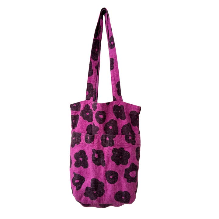 Bolso pequeño, color celeste, negro desteñido, orquídea para venta al por mayor de Jenny Pennywood