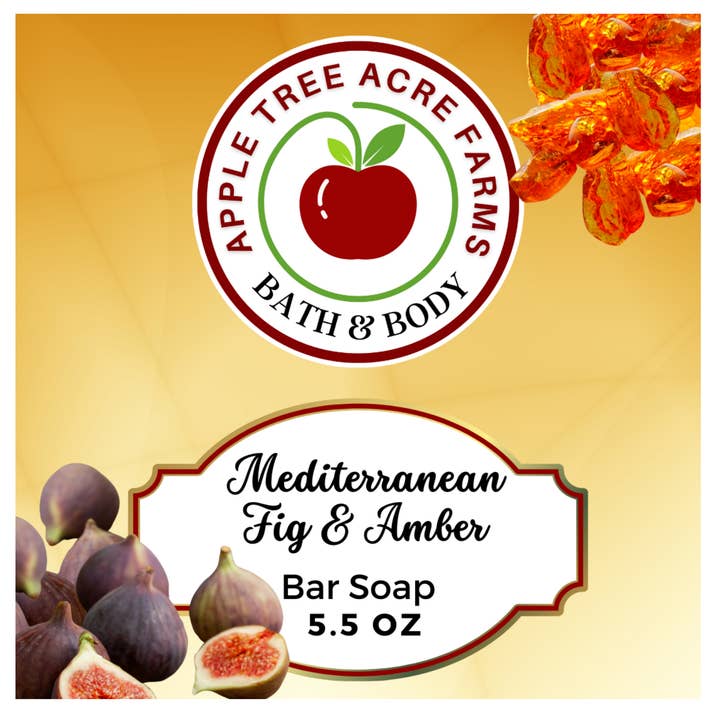 Apple Tree Acre Farms - Wholesale Bar Soap - Mediterranean Fig & Amber Bar Soap2