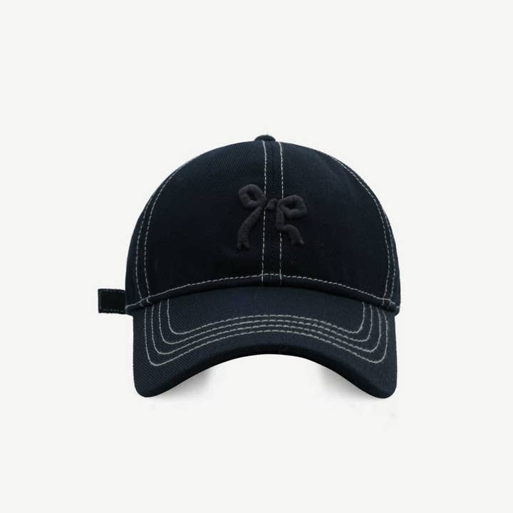 Little Trendy - Wholesale Baseball Cap - Kids - Bow embroidered plaid peaked cap sunshade baseball cap6