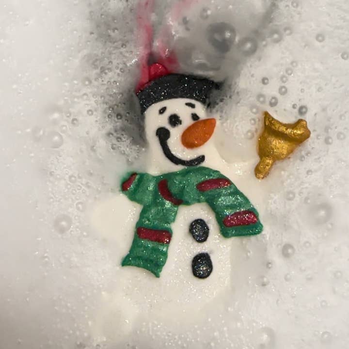 The Bomb Bar - Vendita all'ingrosso Bombe/polveri da bagno - Natale - Pupazzo di neve con campana