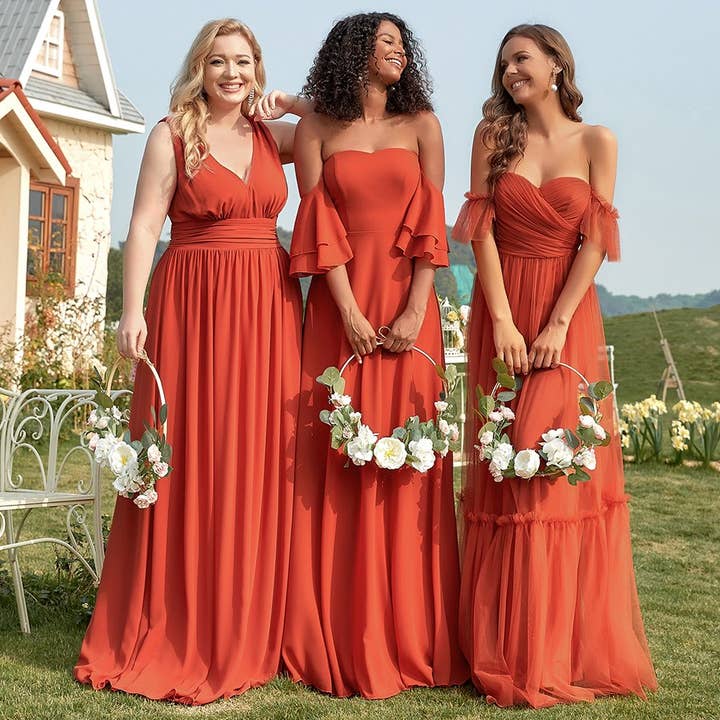 Strapless A Line Ruffles Sleeves Evening Dress and other Purchase Wholesale abendkleid. Free Returns & Net 60 Terms on Faire trending on Faire.