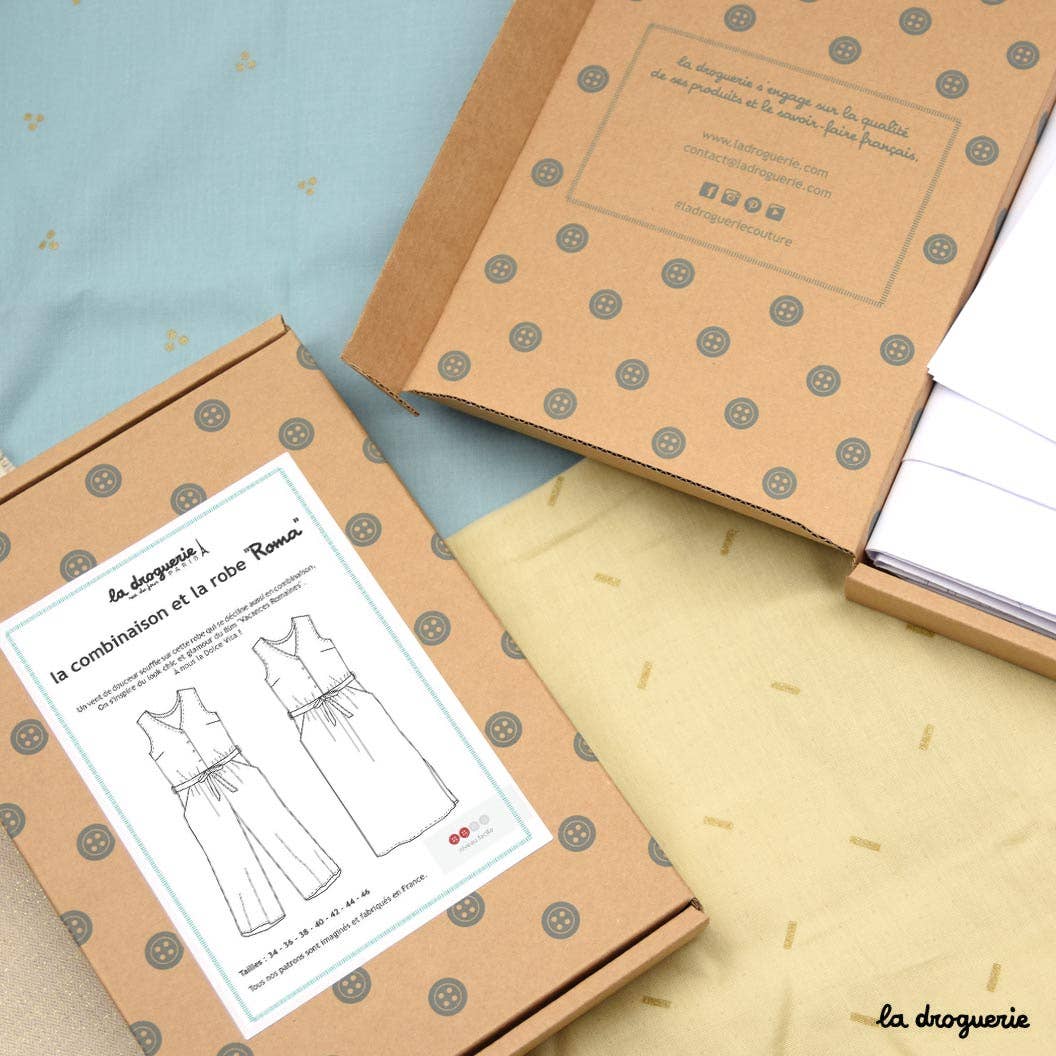 LA DROGUERIE - Wholesale Craft Sewing Kit - Women's blouse sewing pattern Place Monge4