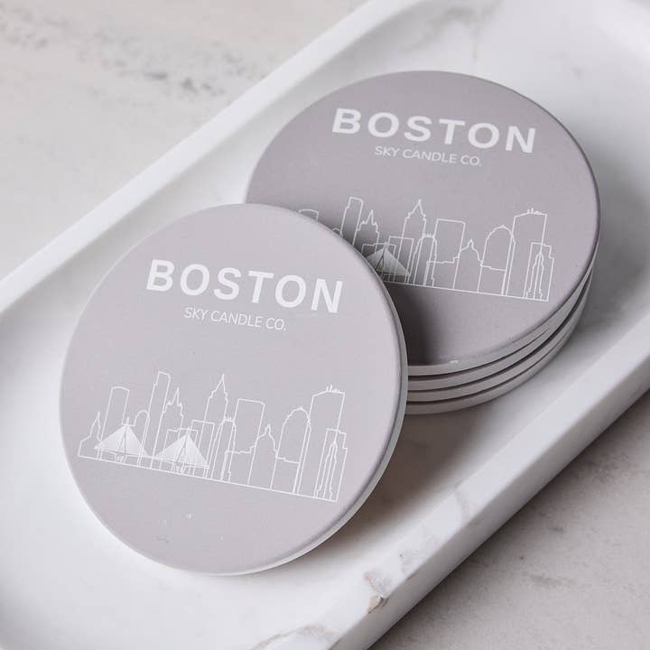 Boston Coaster for wholesale by Sky Candle Co.