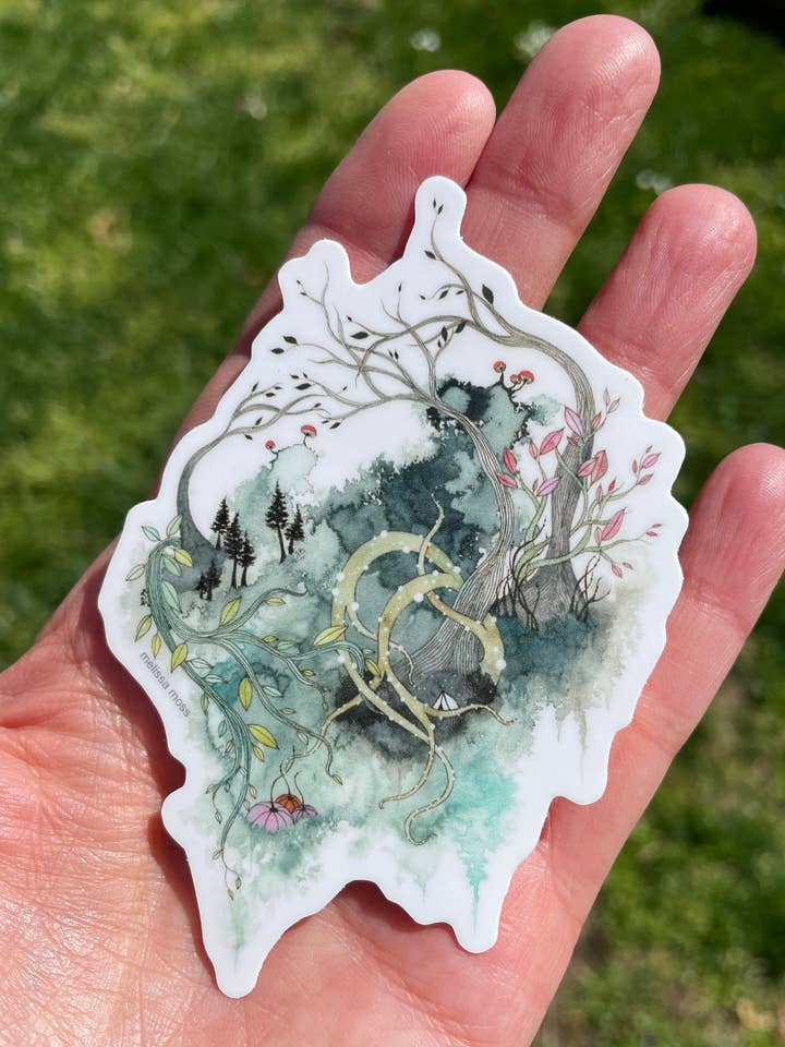 Sweet Dreams Are Made of This - Sticker for wholesale by Melissa Moss Art