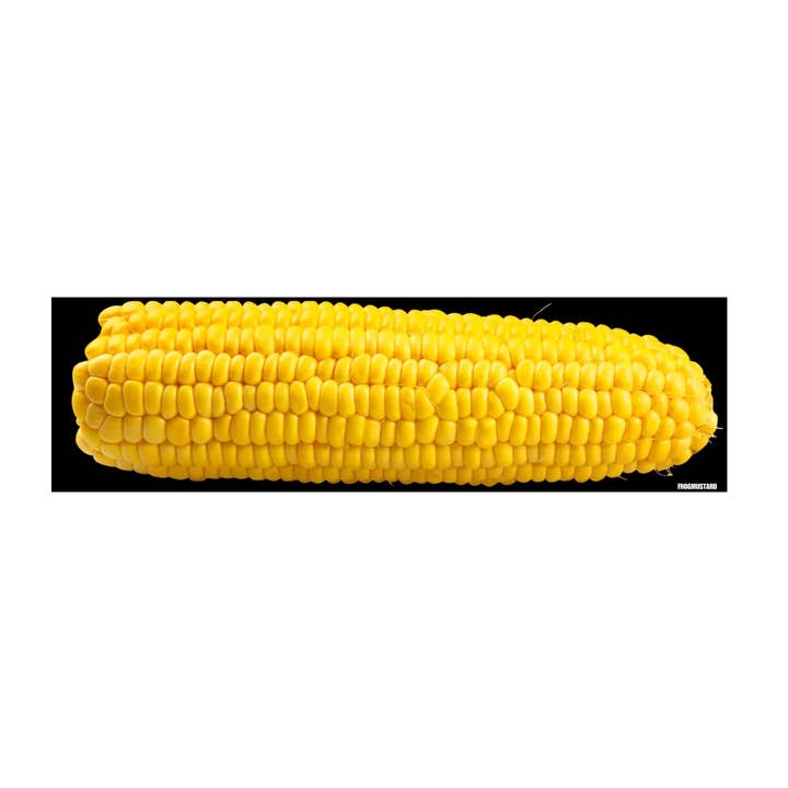 Corn on the Cob Car Decal for wholesale by Frog Mustard Stickers
