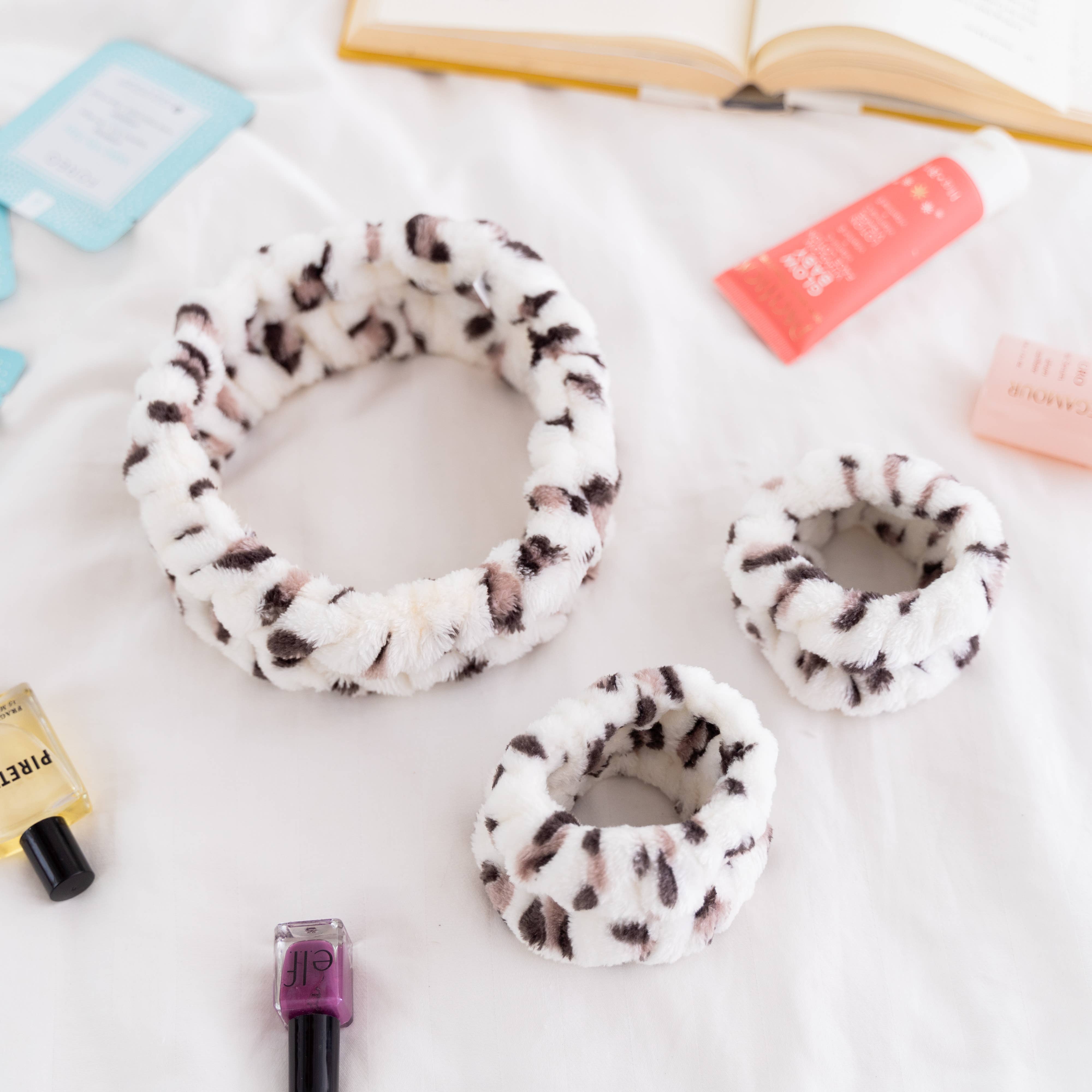 Frog Sac - Wholesale Spa Headband - Spa Headband - Skincare Headband & Wristband Set30