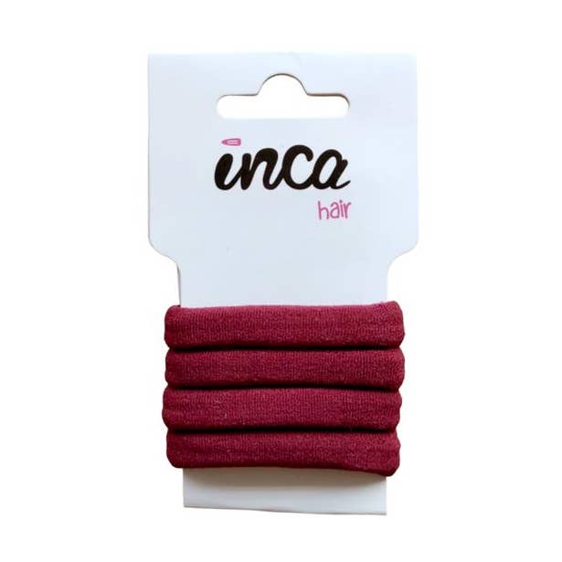 4-pack hårsnoddar - Bordeaux - 6 cm för wholesale av IKILIFE S.L