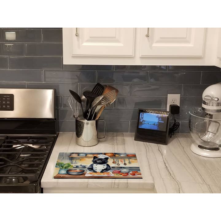 Schipperke The Chef Cutting Board DAC6320 for wholesale by Caroline's Treasures