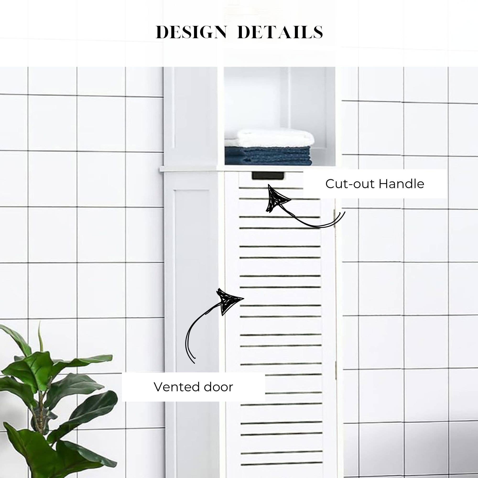 Tall White Storage Cabinet – Miami for wholesale on Faire6