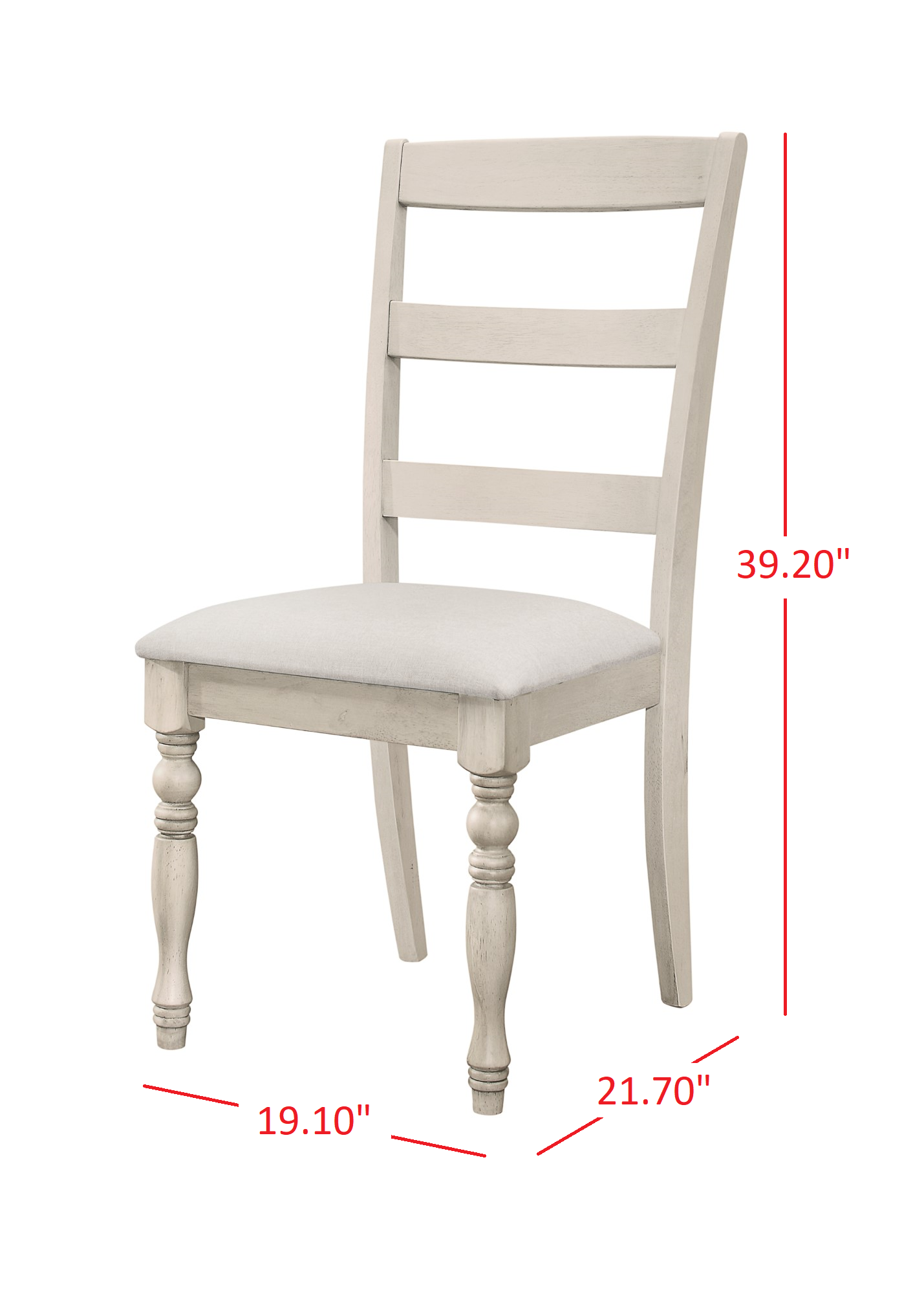 Home Design - Wholesale Chair - Home Design Savannah Dining Chair (Set of 6), Antique Gray3