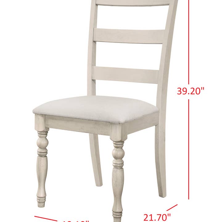 Home Design - Wholesale Chair - Home Design Savannah Dining Chair (Set of 6), Antique Gray3