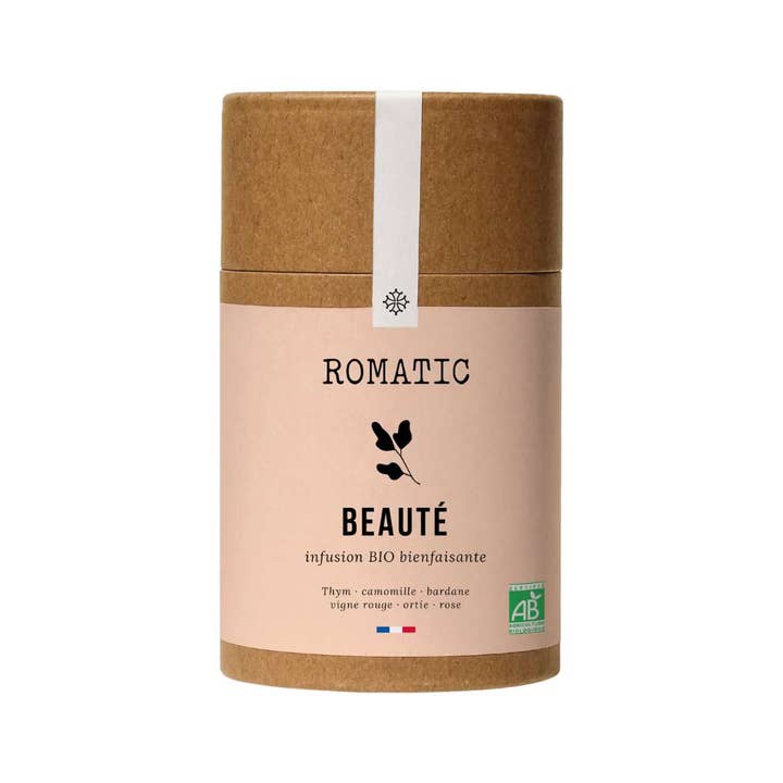 ROMATIC - Wholesale Health/Detox Tea - BEAUTY organic infusion 50g - thyme - chamomile - rose