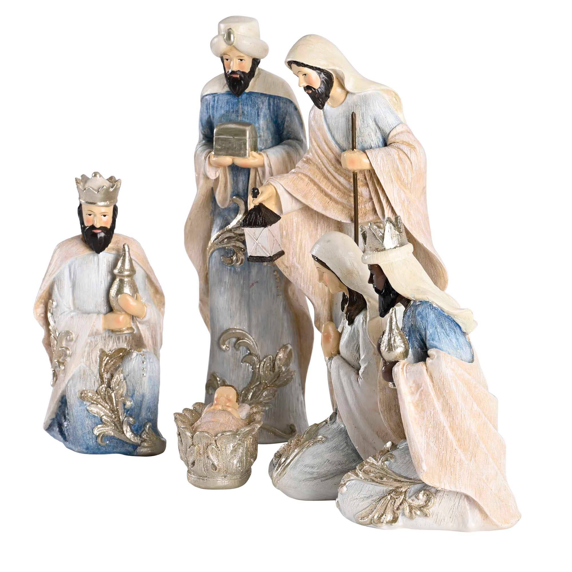 Cottage Garden - Wholesale Nativity Scene Decor - Nativity Holy Family Wisemen Gifts 9.75H1