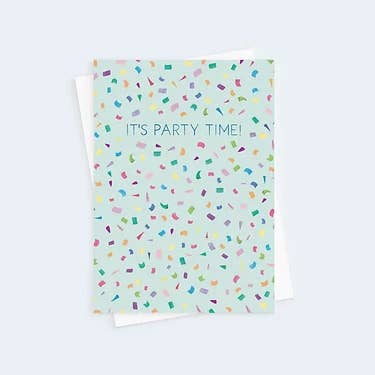 É hora da festa! Cartão comemorativo por atacado de Holywood Design