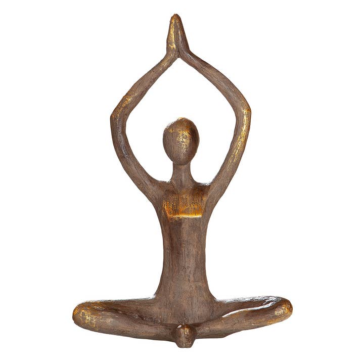 Poly figuur „Yoga Woman” VE 2 voor wholesale door Gilde Handwerk Macrander GmbH & Co. KG