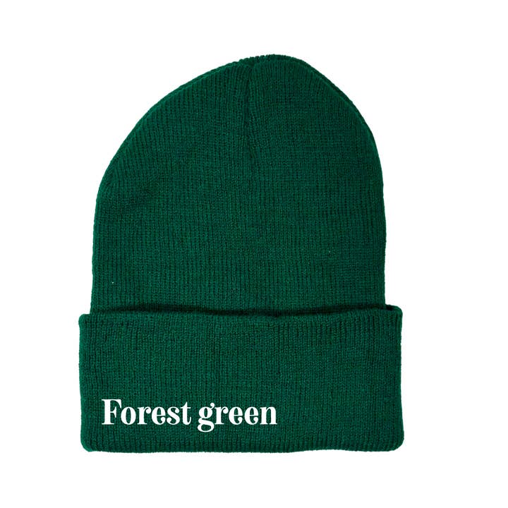 Rainbow Unicorn Birthday Surprise - Wholesale Beanie - Unisex - Unisex Rib Knit Margaret Beanie Fold Over Cuff Hat3