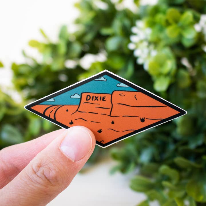 Riley Funk Designs - Wholesale Sticker - Dixie Rock Sticker | St. George, UT