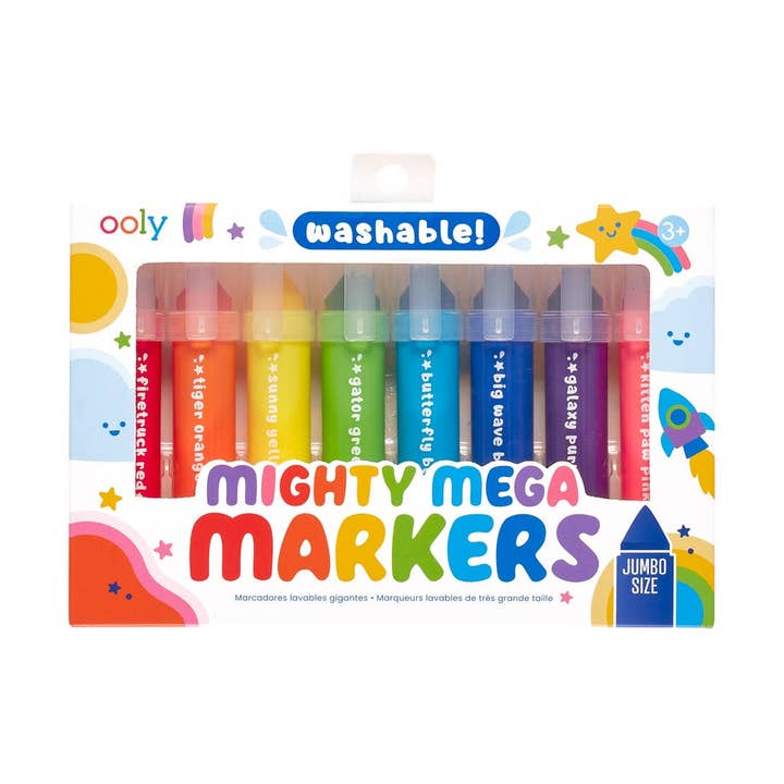 Mighty Mega: Markers (Set van 8) voor wholesale door OOLY