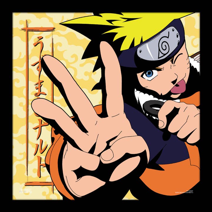Pyramid America - Wholesale Art Print - Naruto Classic - Naruto 12x12 Gel-Coat Framed Print 0