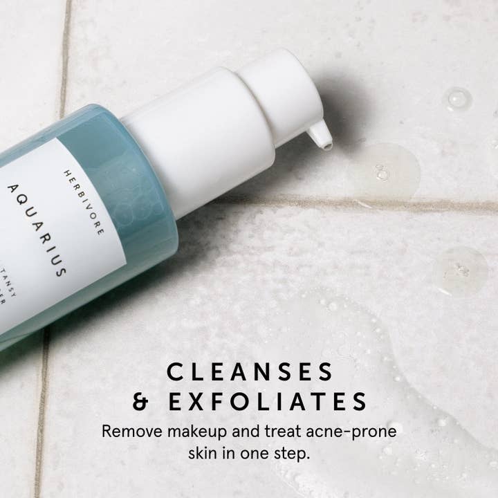 Herbivore Botanicals - Wholesale Facial Cleanser - AQUARIUS BHA + Blue Tansy Clarity Cleanser1
