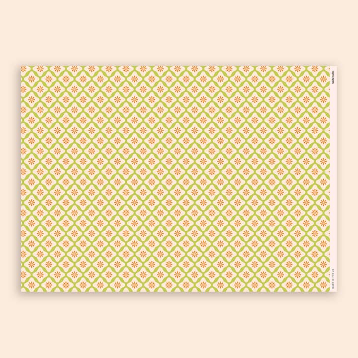 Lately Studio - Wholesale Flat Wrap - Diamond Floral Wrapping Paper Sheet | Birthday Gift Wrap3