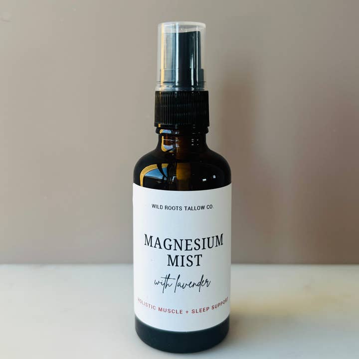 Wild Roots Tallow Co. - Wholesale Pain Relief Spray/Cream - Magnesium Mist with Lavender | Relaxing & Muscle-Support1