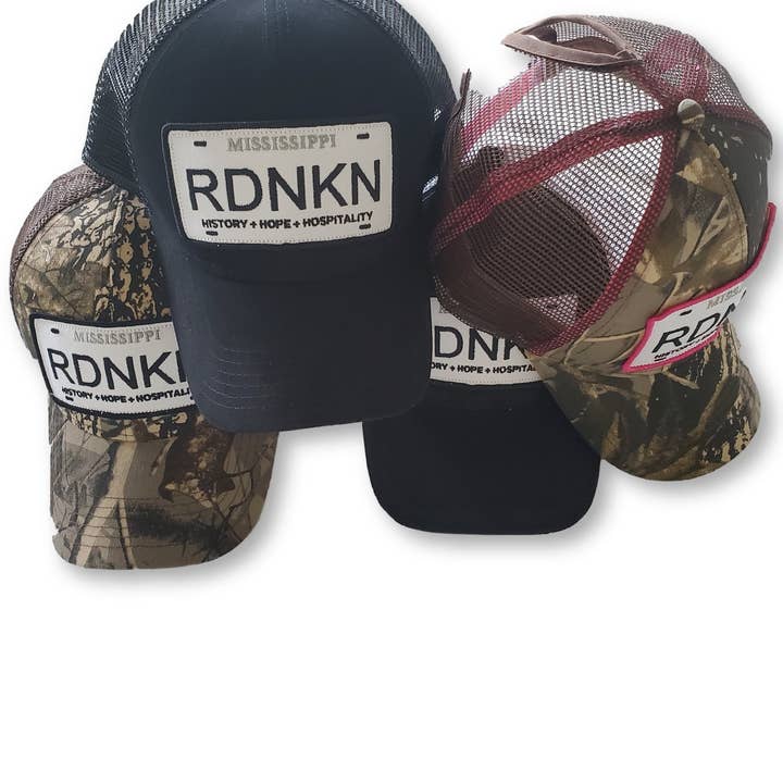 Mississippi RDNKN Mesh Snapback Trucker hat for wholesale by RDNKN Clothing and Apparel