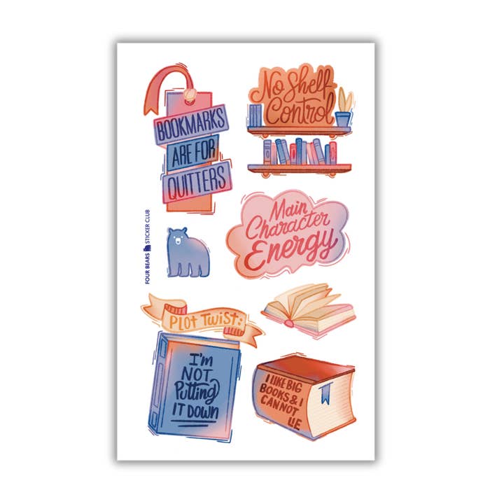 Énergie du personnage principal pour la vente par Four Bears Sticker Club