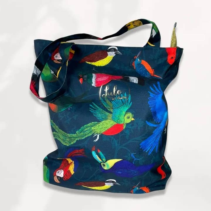 Trykt mulepose med lynlås for engroshandel hos Lulo by Maria LLC