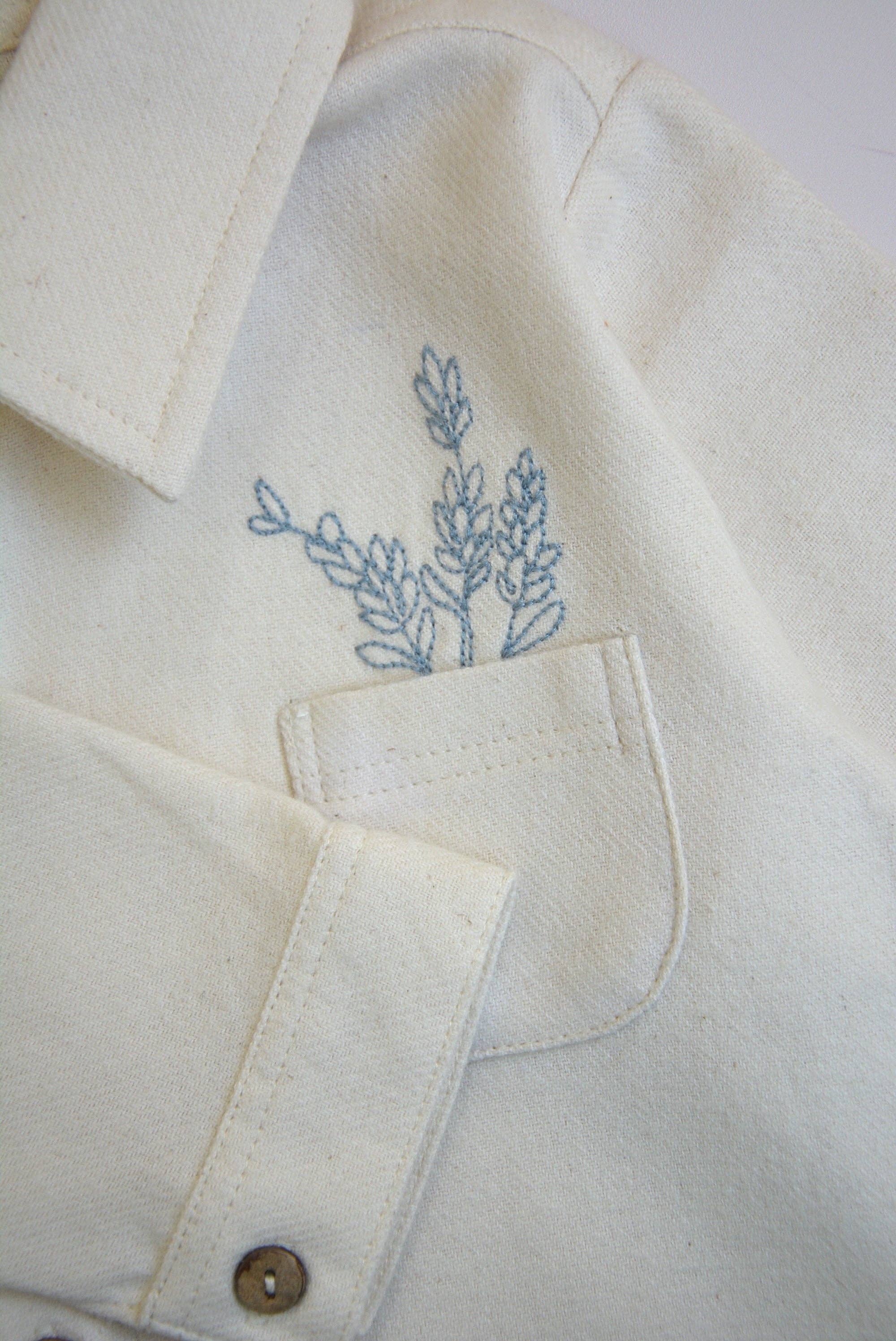 Eli & Nev (we cover U.S. import duties) - Vente Chemise à col boutonné – enfant - Chemise bébé/enfant brodée avec boutons en coton 100% OEKO-TEX2