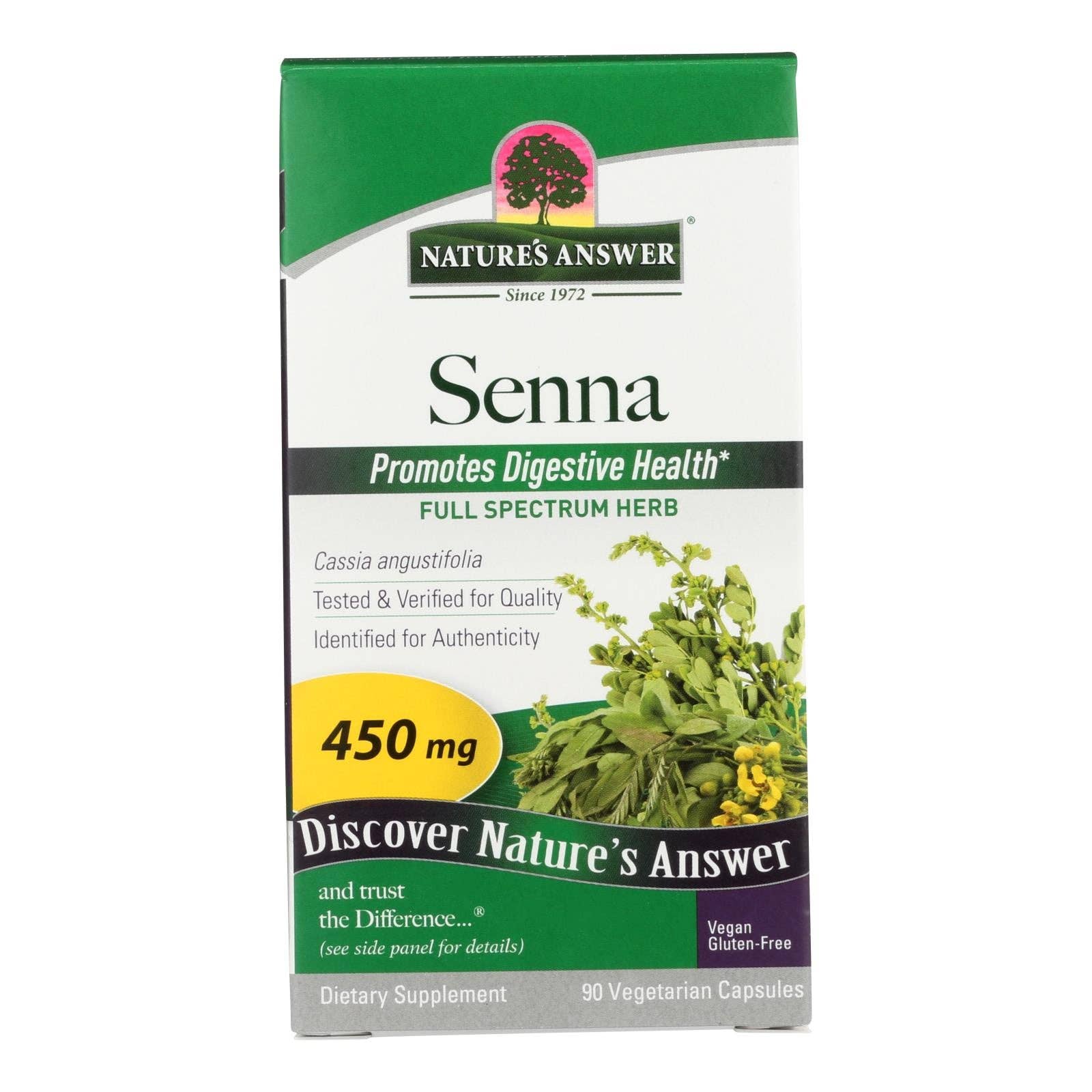 Everyday Supply Co - Wholesale Oral Supplement/Vitamin - Nature's Answer - Senna Leaf - 90 Capsules0