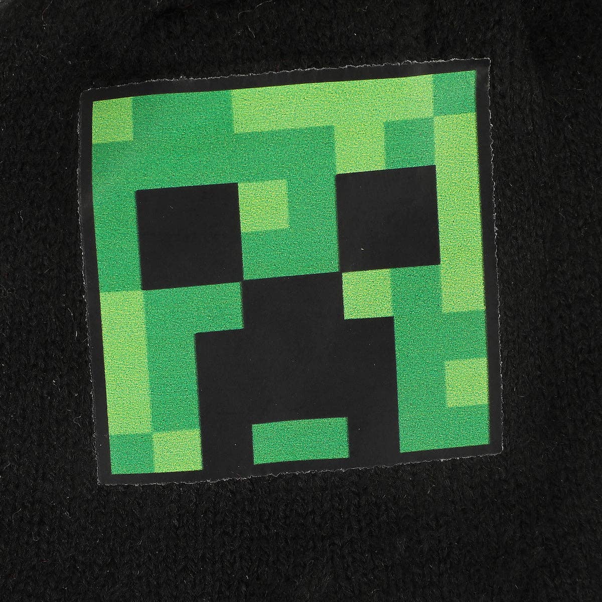 Bioworld Merchandising - Wholesale Beanie - Kids - Minecraft SSSS Creeper Toddler Black 2-Piece Knit Beanie & Gloves Set5