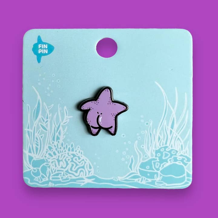 Fin Pin Shop - Wholesale Lapel pin/button - Sea star (starfish) booty pin