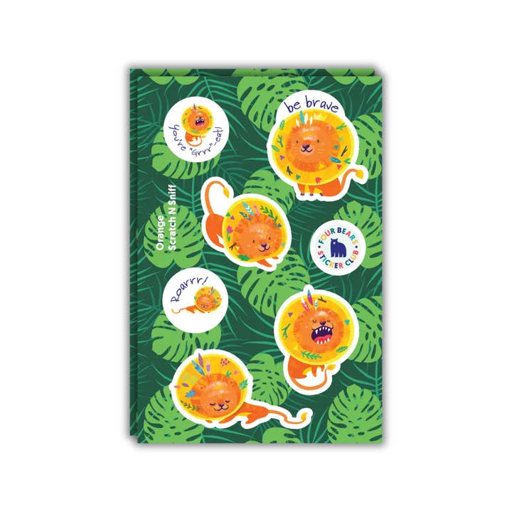 Be Brave Lions for wholesale by Four Bears Sticker Club