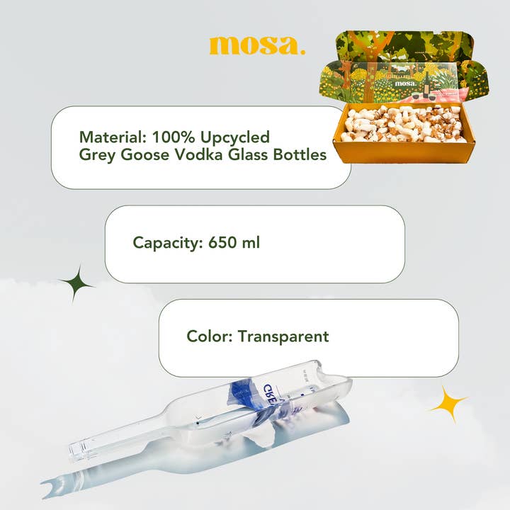 Mosa - Wholesale Decorative Tray - Grey Goose Vodka Bottle Glass Platter11