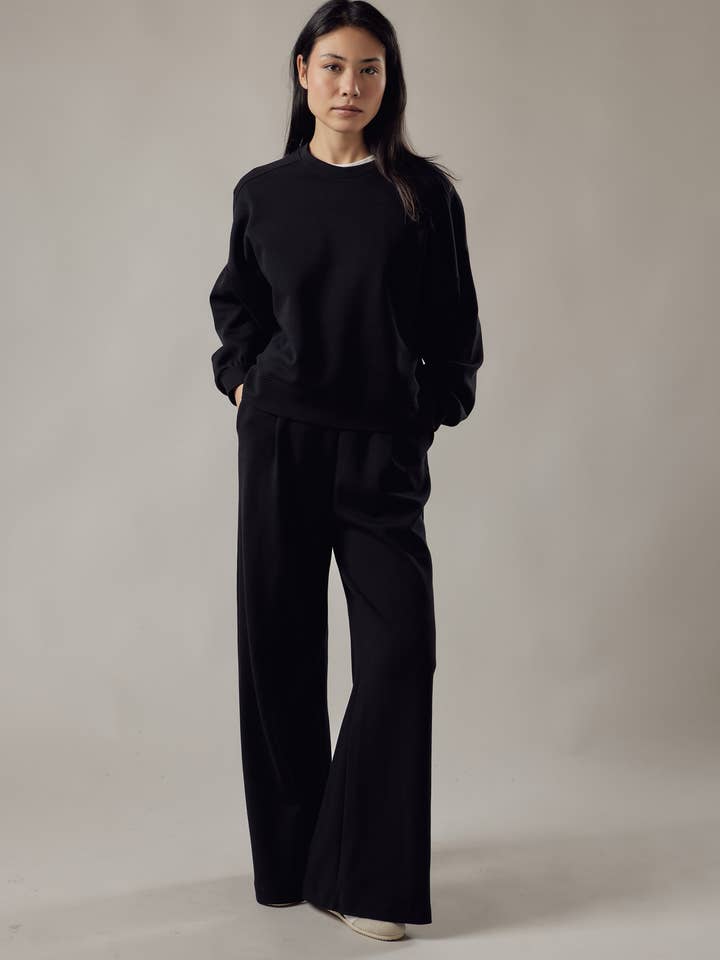 OWN OFF WITH NATURE - Wholesale Sweatshirt - Women's - Loose Fit Crew Neck Sweatshirt in Interlock7