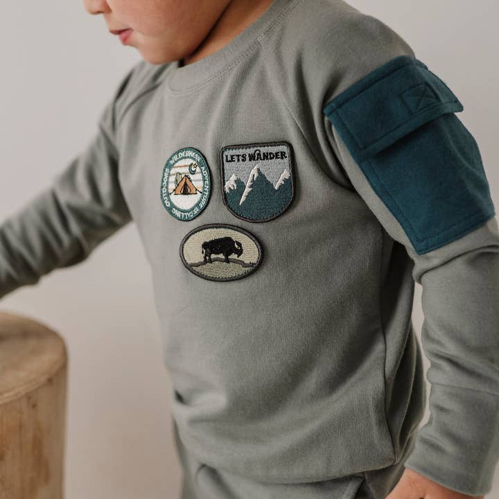 babysprouts clothing company - Wholesale Sweatshirt - Kids - Boy's Raglan Sweatshirt4