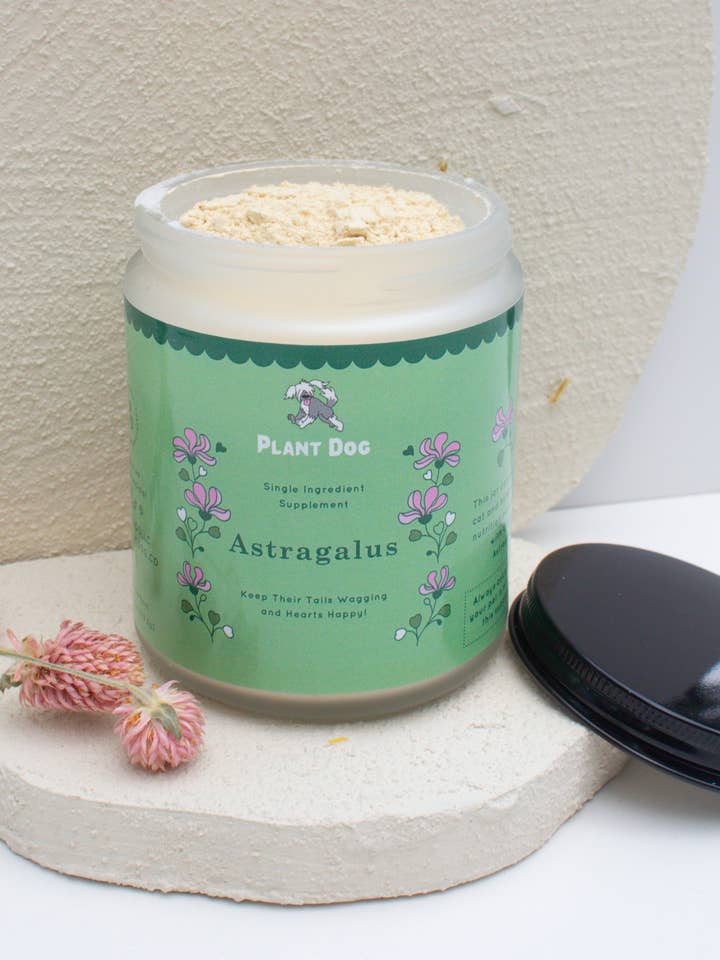 Astragalus pulver til hunde for engroshandel hos Plant Dog LLC