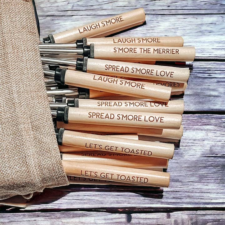 Wild Larch Creative - Wholesale Kitchen Tool/Gadget - 🔥Funny S'More Sticks -Pun Marshmallow Roasting Sticks1