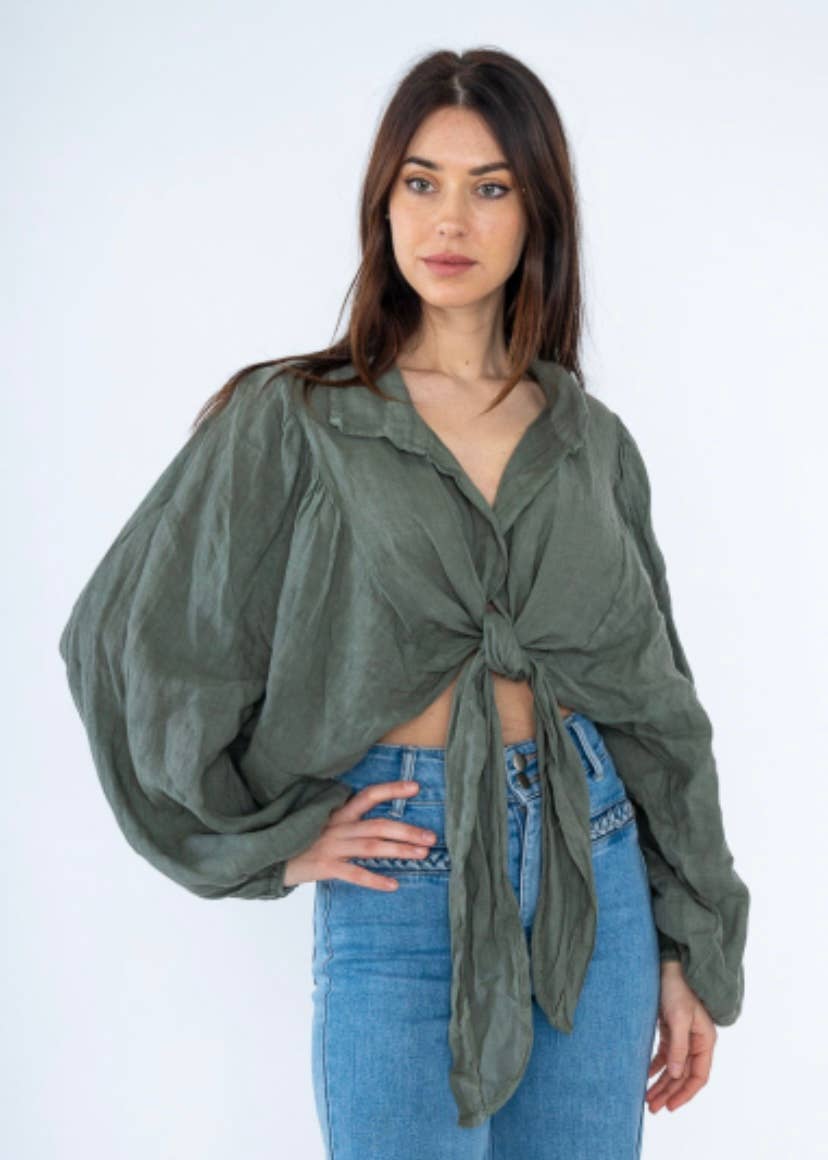 LINEN & COTTON HOUSE - Vente Chemisier – femme - 56811 100 % LINEN GILET 27