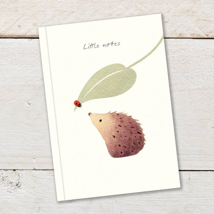 LITTLE NOTES HEDGEHOG NOTEBOOKS, JOURNALS, NOTEPADS for wholesale by Ginger Betty Ltd