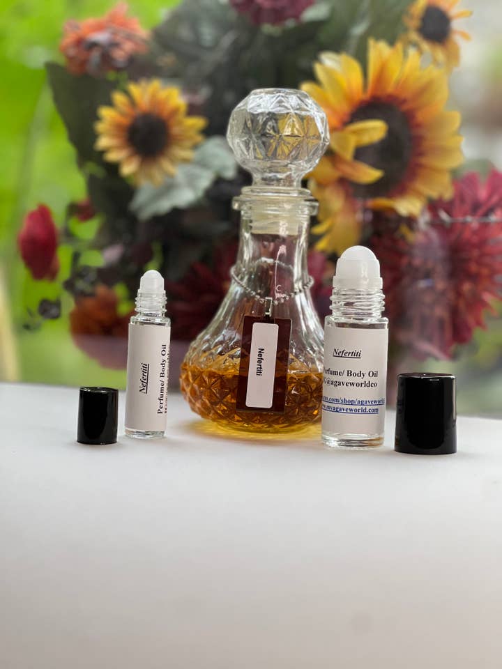 Nefertiti Fragrance Oil/ Alcohol Free/ Roll-On Bottle for wholesale by Agave World