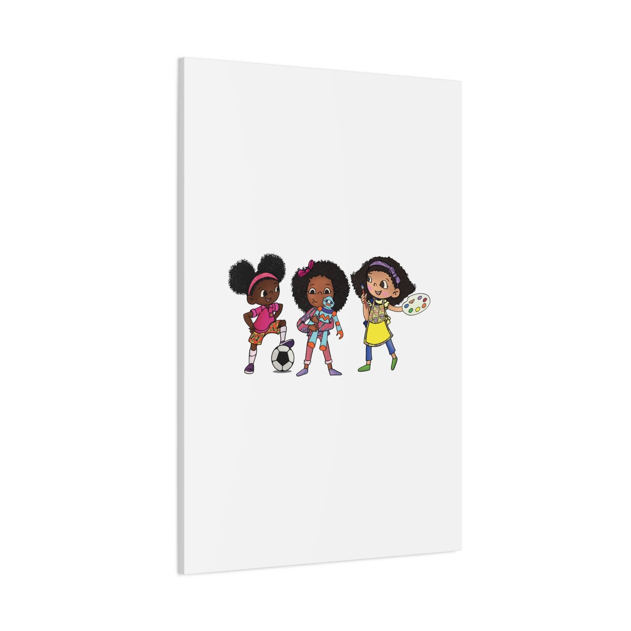 Ikuzi Dolls - Wholesale Art Print - Kids & Baby - Kids' Canvas Wall Art - Playful Characters for Creative Spaces201