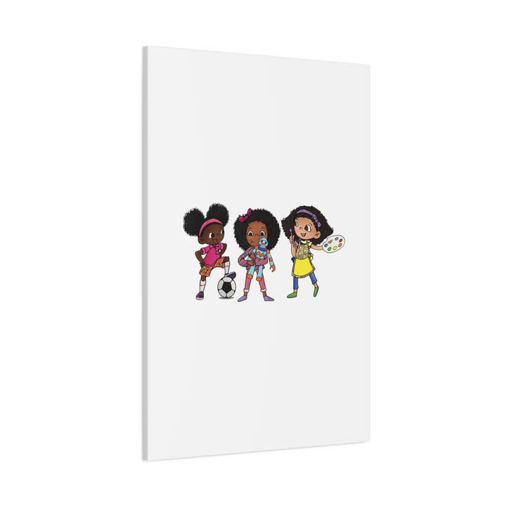 Ikuzi Dolls - Wholesale Art Print - Kids & Baby - Kids' Canvas Wall Art - Playful Characters for Creative Spaces201