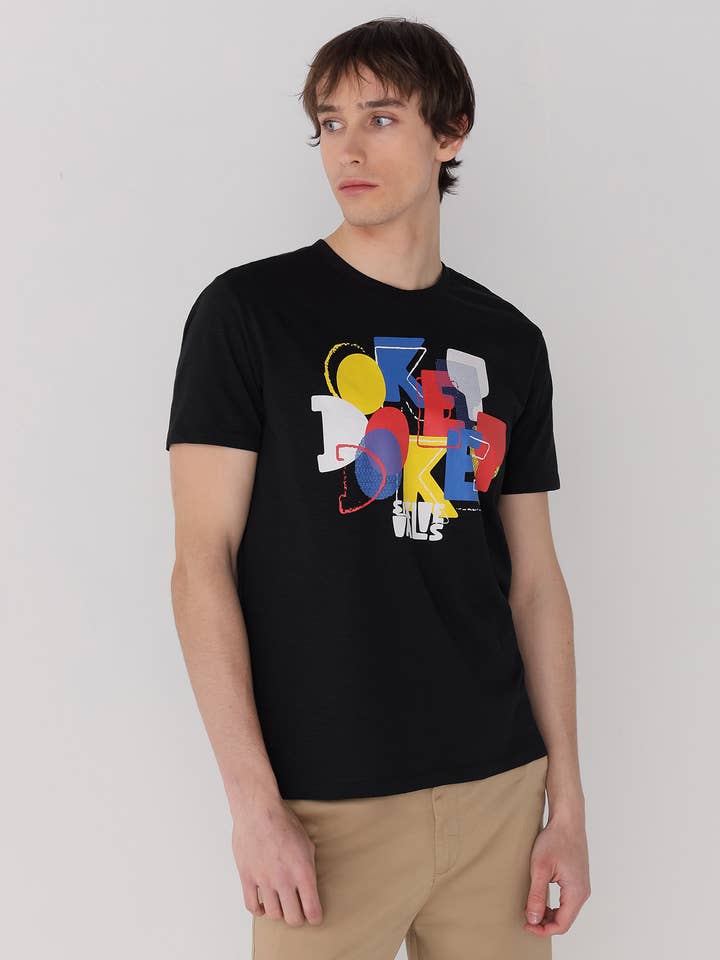 SIX VALVES - Färggrafisk kortärmad t-shirt för wholesale av PAUSANT SHOP ONLINE